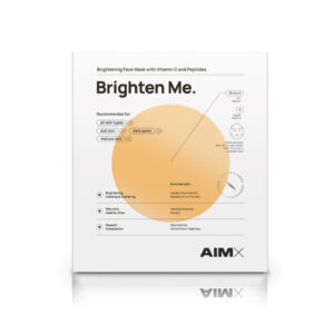Greito poveikio skaistinanti veido kaukė su vitaminu C AIMX „Brighten Me“ 5 vnt.