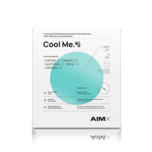 AIMX "Cool Me" Greito poveikio regeneruojanti ir drėkinanti lakštinė kaukė su vėsinančiu ir raminančiu poveikiu 5vnt