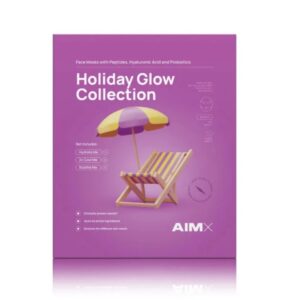 AIMX "Holiday Glow Collection" veido kaukių rinkinys 4 vnt