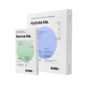 AIMX lakštinių kaukių rinkinys veidui ir paakiams "Hydrate Me"